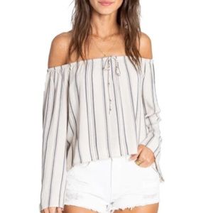 Billabong Light it Up off the shoulder top